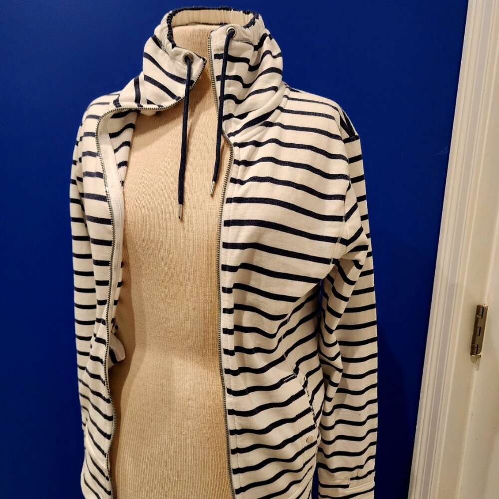 Helly Hansen Striped Sweatshirt Jacket XS